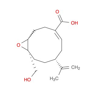 11-Oxabicyclo[8.1.0]undec-4-ene-4-carboxylic acid, 10-(hydroxymethyl)-7-(1-methylethenyl)-, (1R,4Z…