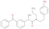 Benzeneacetamide, 3-benzoyl-N-[2-(4-hydroxyphenyl)ethyl]-α-methyl-N-propyl-, (αS)-