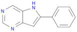 5H-Pyrrolo[3,2-d]pyrimidine, 6-phenyl-