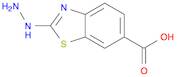 6-Benzothiazolecarboxylic acid, 2-hydrazinyl-