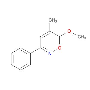 6H-1,2-Oxazine, 6-methoxy-5-methyl-3-phenyl-