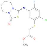 Acetic acid, 2-[[2-chloro-4-fluoro-5-[(tetrahydro-3-oxo-1H,3H-[1,3,4]thiadiazolo[3,4-a]pyridazin-1…