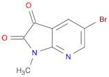 1H-Pyrrolo[2,3-b]pyridine-2,3-dione, 5-bromo-1-methyl-