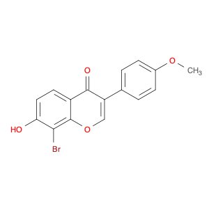 4H-1-Benzopyran-4-one, 8-bromo-7-hydroxy-3-(4-methoxyphenyl)-