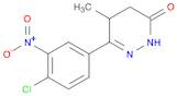 3(2H)-Pyridazinone, 6-(4-chloro-3-nitrophenyl)-4,5-dihydro-5-methyl-