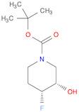 1-Piperidinecarboxylic acid, 4-fluoro-3-hydroxy-, 1,1-dimethylethyl ester, (3S,4R)-