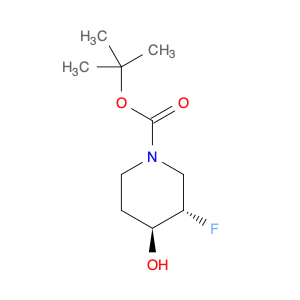 1-Piperidinecarboxylic acid, 3-fluoro-4-hydroxy-, 1,1-dimethylethyl ester, (3S,4S)-