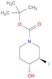 1-Piperidinecarboxylic acid, 3-fluoro-4-hydroxy-, 1,1-dimethylethyl ester, (3R,4R)-