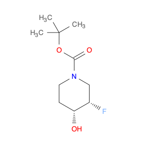 1-Piperidinecarboxylic acid, 3-fluoro-4-hydroxy-, 1,1-dimethylethyl ester, (3S,4R)-