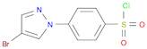 Benzenesulfonyl chloride, 4-(4-bromo-1H-pyrazol-1-yl)-