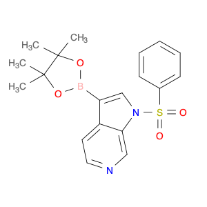 1H-Pyrrolo[2,3-c]pyridine, 1-(phenylsulfonyl)-3-(4,4,5,5-tetramethyl-1,3,2-dioxaborolan-2-yl)-