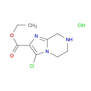 Ethyl 3-chloro-5,6,7,8-tetrahydroimidazo[1,2-a]pyrazine-2-carboxylate hydrochloride