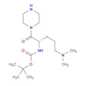 tert-butyl N-[(2S)-5-(dimethylamino)-1-oxo-1-(piperazin-1-yl)pentan-2-yl]carbamate