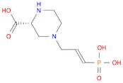 2-Piperazinecarboxylic acid, 4-[(2E)-3-phosphono-2-propenyl]-, (2R)-