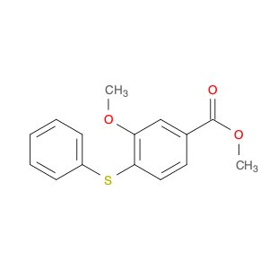 Benzoic acid, 3-methoxy-4-(phenylthio)-, methyl ester
