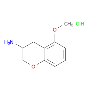 2H-1-Benzopyran-3-amine, 3,4-dihydro-5-methoxy-, hydrochloride (1:1)