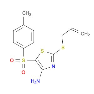 2-(Allylthio)-5-tosylthiazol-4-amine