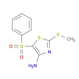 2-(Methylthio)-5-(phenylsulfonyl)thiazol-4-amine
