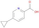 2-Pyridinecarboxylic acid, 5-cyclopropyl-