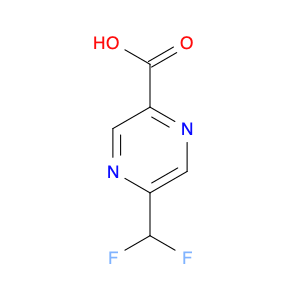 2-Pyrazinecarboxylic acid, 5-(difluoromethyl)-