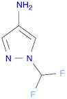 1H-Pyrazol-4-amine, 1-(difluoromethyl)-