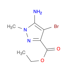 1H-Pyrazole-3-carboxylic acid, 5-amino-4-bromo-1-methyl-, ethyl ester