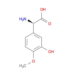 Benzeneacetic acid, α-amino-3-hydroxy-4-methoxy-, (R)- (9CI)