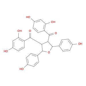 Methanone, [tetrahydro-2,5-bis(4-hydroxyphenyl)-3,4-furandiyl]bis[(2,4-dihydroxyphenyl)- (9CI)