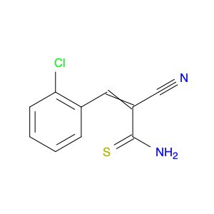 2-Propenethioamide, 3-(2-chlorophenyl)-2-cyano-