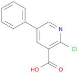 3-Pyridinecarboxylic acid, 2-chloro-5-phenyl-