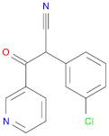 3-Pyridinepropanenitrile, α-(3-chlorophenyl)-β-oxo-