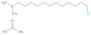 1-Dodecanamine, 12-chloro-N,N-dimethyl-, acetate (1:1)