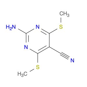 2-Amino-4,6-bis(methylthio)pyrimidine-5-carbonitrile