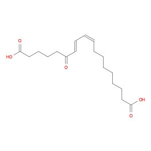 7,9-Octadecadienedioic acid, 6-oxo-, (E,Z)- (9CI)