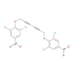 Benzene, 1,1'-[2,4-hexadiyne-1,6-diylbis(oxy)]bis[2,6-dichloro-4-nitro- (9CI)