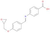 Benzoic acid, 4-[[[4-(2-oxiranylmethoxy)phenyl]methylene]amino]-