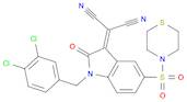 Propanedinitrile, 2-[1-[(3,4-dichlorophenyl)methyl]-1,2-dihydro-2-oxo-5-(4-thiomorpholinylsulfonyl…