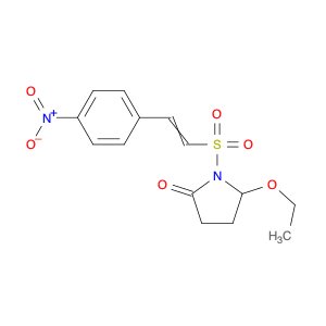 2-Pyrrolidinone, 5-ethoxy-1-[[2-(4-nitrophenyl)ethenyl]sulfonyl]-