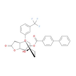 [1,1'-Biphenyl]-4-carboxylic acid, (3aR,4R,5R,6aS)-hexahydro-4-[(1E,3R)-3-hydroxy-4-[3-(trifluorom…