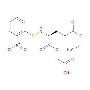 L-Glutamic acid, N-[(2-nitrophenyl)thio]-, 1-(carboxymethyl) 5-ethyl ester