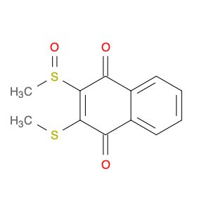 1,4-Naphthalenedione, 2-(methylsulfinyl)-3-(methylthio)-