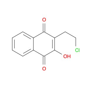 1,4-Naphthalenedione, 2-(2-chloroethyl)-3-hydroxy-