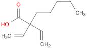 Heptanoic acid, 2,2-diethenyl-