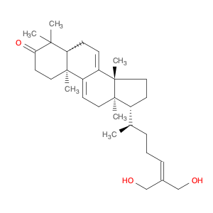 Lanosta-7,9(11),24-trien-3-one, 26,27-dihydroxy-