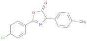 5(4H)-Oxazolone, 2-(4-chlorophenyl)-4-(4-methylphenyl)-