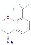 2H-1-Benzopyran-4-amine, 3,4-dihydro-8-(trifluoromethyl)-, (4R)-