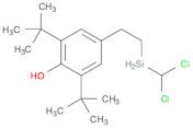 Phenol, 4-[2-(dichloromethylsilyl)ethyl]-2,6-bis(1,1-dimethylethyl)-