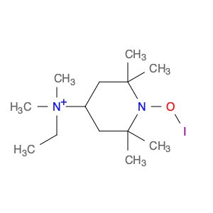 1-Piperidinyloxy, 4-(ethyldimethylammonio)-2,2,6,6-tetramethyl-, iodide (9CI)