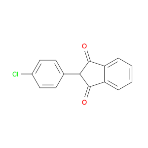 1H-Indene-1,3(2H)-dione, 2-(4-chlorophenyl)-