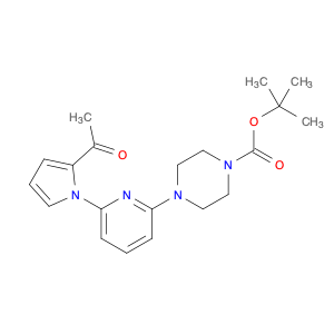 1-Piperazinecarboxylic acid, 4-[6-(2-acetyl-1H-pyrrol-1-yl)-2-pyridinyl]-, 1,1-dimethylethyl ester